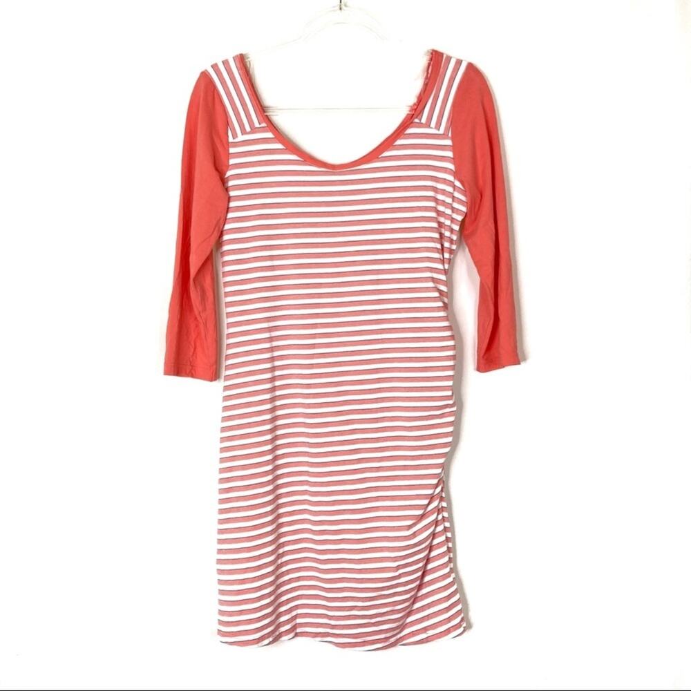 3/$30 Columbia | Omni-Wick PFG Coral Stripe Dress M